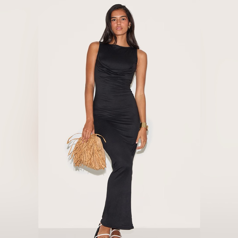 Ashleigh Double Contour Drape Bust Detail Maxi Dress NEW 🏷️